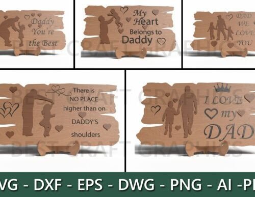 Letreros Con Frase Del Dia Del Padre Creativo Digital